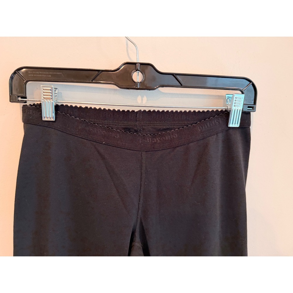 Patagonia Capilene Midweight Baselayer Leggings Black Womens S NWOT